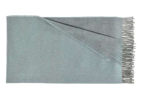 Christian Fischbacher Plaid Aspen trkis/grau